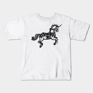 Unicorn Vintage Shirt Funny Magic T-Shirt Old Style Kids T-Shirt